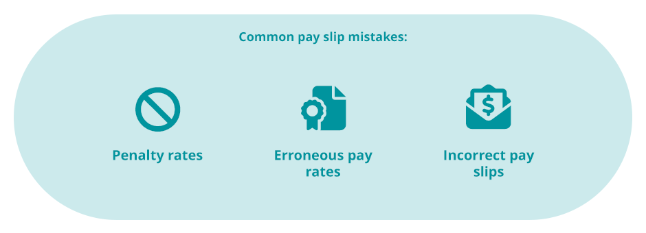 Payslip mistakes